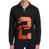 Super Sweats ® NuBlend ® 1/4 Zip Sweatshirt with Cadet Collar Thumbnail