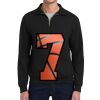 Super Sweats ® NuBlend ® 1/4 Zip Sweatshirt with Cadet Collar Thumbnail
