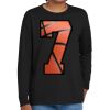 Youth Heavy Cotton 100% Cotton Long Sleeve T Shirt Thumbnail